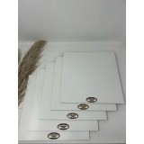 Set 10 platouri patrate din MDF,grosimea 2.5mm