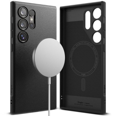 Husa pentru Samsung Galaxy S24 Ultra - Ringke Onyx MagSafe - Black foto