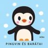 Pingvin &eacute;s bar&aacute;tai - Z&ouml;rgő textilk&ouml;nyv r&aacute;g&oacute;k&aacute;val