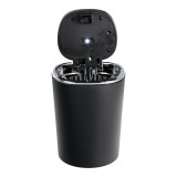 Cumpara ieftin Scrumiera auto cu lumina LED, neagra