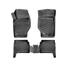 Set covorase auto din cauciuc tip tavita pentru Kia Sorento I 2002-2009