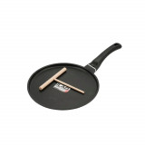 Tigaie pentru clătite, din aluminiu, 26cm, negru, Kinghoff