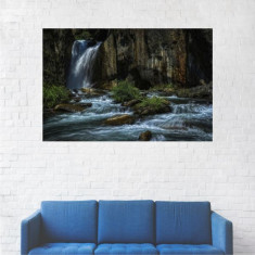 Tablou Canvas, Natura, Cascada, Munte - 60 x 90 cm foto