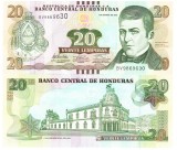 Honduras 20 Lempiras 2012 P-100 UNC Bancnota Straina America
