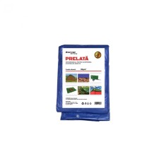 Prelata cu ochiuri de prindere 80g m2 albastra 3x4m Breckner