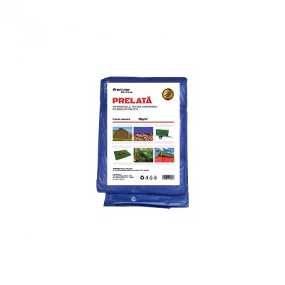 Prelata cu ochiuri de prindere 80g m2 albastra 3x4m Breckner foto