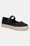 Toms espadrile HEAVY CANVAS culoarea negru, 10021878