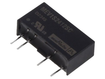 Convertor DC/DC 1W 12V 84mA SIP foto