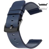 Curea piele naturala, compatibila Samsung Galaxy Watch8 44mm, Blue