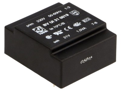 Transformator &amp;icirc;ncapsulat 1VA 230V 21V foto