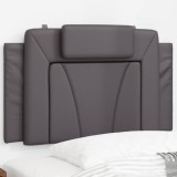 vidaXL Pernă pentru tăblie, gri, 90 cm, piele artificială