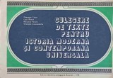 CULEGERE DE TEXTE PENTRU ISTORIA MODERNA SI CONTEMPORANA UNIVERSALA-GHEORGHE CAZAN LOUIS ROMAN MINODORA PEROVICI