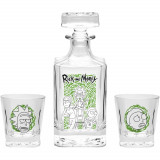 Set Decantor + 2 Pahare - Rick and Morty - Characters