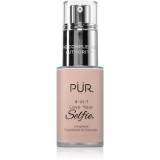 P&Uuml;R Cosmetics 4-in-1 Love Your Selfie make-up si corector 2 in 1 culoare LP2 30 ml