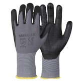 Manusi Marvel Marflex, din lycra si spuma nitril, acoperite in palma cu puncte nitril, marimea 8