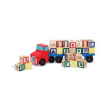 Camionul Alfabet - Jocuri de constructie, Melissa &amp; Doug