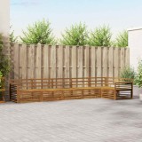 vidaXL Set de canapele de exterior 6 pcs natural Lemn Solid de Acacia 3373549