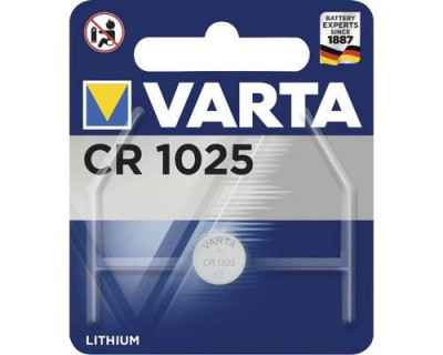 Baterie buton CR1025 Varta lithium 3V blister 1buc foto