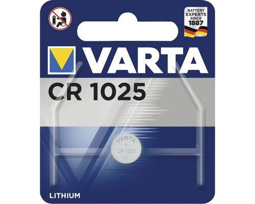 Baterie buton CR1025 Varta lithium 3V blister 1buc