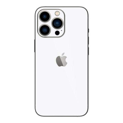 Set Folii Skin Acoperire 360 Compatibile cu Apple iPhone 15 Pro Max - ApcGsm Wraps Skin Color White Matt foto