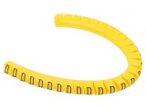 Markere Marcaj Galbene 2,5-5mm PVC -30&divide;60&deg;C