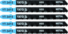 Set 5 lame HSS pentru fierastrau pendular 24-10 TPI YATO foto