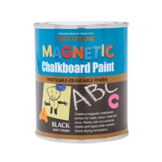 Vopsea Tabla De Scris Magnetica Negru Mat Rust Oleum 750ml