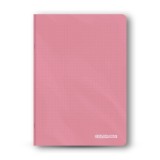 Caiet scolar A5, 48 file, dictando, colturi rotunjite, coperta plastic, culori pastelate, 70g mp