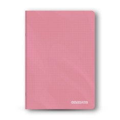 Caiet scolar A5, 48 file, dictando, colturi rotunjite, coperta plastic, culori pastelate, 70g mp