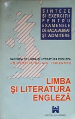 LIMBA SI LITERATURA ENGLEZA. SINTEZE SI EXERCITII PENTRU EXAMENELE DE BACALAUREAT SI ADMITERE-HORTENSIA PAR-283200