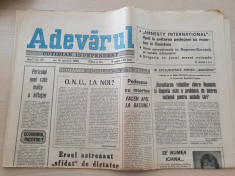 adevarul 18 ianuarie 1990-art. dumitru dorin prunariu foto