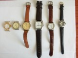 LOT 10 CEASURI DAMA QUARTZ MODELE VARIATE UZATE, Analog, Casual, Piele