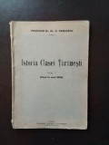 Al. A. Vasilescu - Istoria Clasei Taranesti Vol I. (Pana la anul 1866)- Cu dedicatie