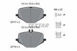 Set placute frana TEXTAR 2271701