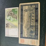 Cehoslovacia 100 korun 1940 si 20 korun 2004