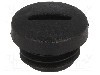 Presetupa poliamida, M12, IP54, V-N-FS, HUMMEL - 1.251.1201.50