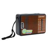 Radio FM portabil, 4 benzi, 15W, antena telescopica, baterii R20, Leotec