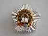 QW9 L 52 - Insigna - tematica comunism - Fruntas in intrecere - 1978, Romania de la 1950