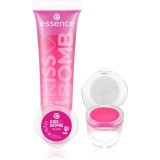 essence KISS BOMB shiny lipgloss &amp; lip balm set &icirc;ngrijire buze