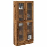 VidaXL Dulap &icirc;nalt, lemn vechi, 82,5x30,5x185 cm, lemn prelucrat