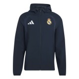Real Madrid geacă de bărbați Wind Tiro Travel navy - S