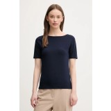 United Colors of Benetton tricou culoarea bleumarin, 3FJHD109K
