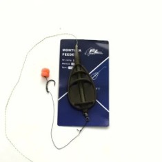 MONTURA FEEDER FL METHOD FARA TIJA 30G CARLIG NR 10 SPIN 10MM CU PORUMB FLOTANT E M