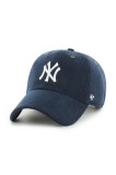 47 brand șapcă de baseball din bumbac MLB New York Yankees culoarea bleumarin, B-TCDCU17IWS-NY