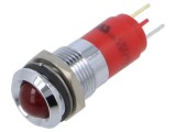 Lampă LED roșie 12V &Oslash;14mm cu conectori - CML INNOVATIVE TECHNOLOGIES 19210250
