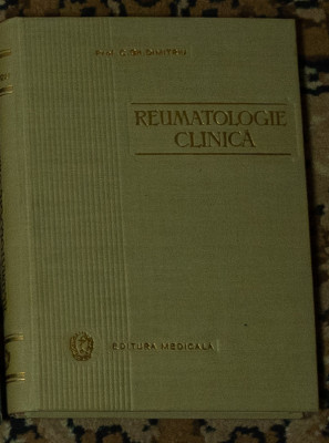 C. Gh. Dimitriu - Reumatologie clinica foto