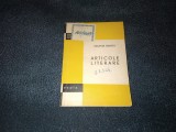 GEORGE BARITIU - ARTICOLE LITERARE