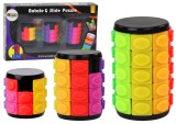 Set puzzle-uri logice, 3 nivele de dificultate, 4x4x4cm, 5x4x4cm, 6,5x4x4cm, multicolor, Lean 17589