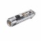 Lanterna reincarcabila tip breloc transparent, S11 TIKI, 400lm, UV, 11 moduri