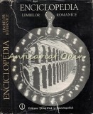 Enciclopedia Limbilor Romanice, Marius Sala, 1989, Stiintifica si Enciclopedica, Istorie Lingvistica, 333 pagini, Bucuresti